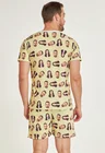05 pijama personalizado masculino curto manteiga