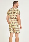 06 pijama personalizado masculino curto manteiga