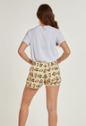 10 short personalizado feminino manteiga