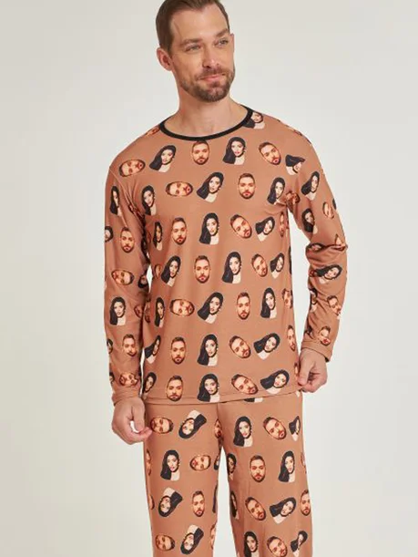 02 pijama personalizado masculino inverno mousse