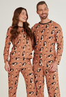 03 pijama casal personalizado com foto longo mousse