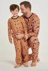 02 tal pai tal filho a pijama personalizado masculino inverno e infantil mousse
