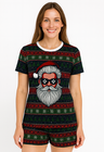 02 pijama divertido natal crazy feminino verao