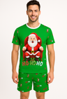 oijama curto verao masculino natal pop
