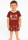 piajama infantil turma do natal