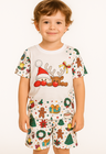 pijama infantil brilho de natal