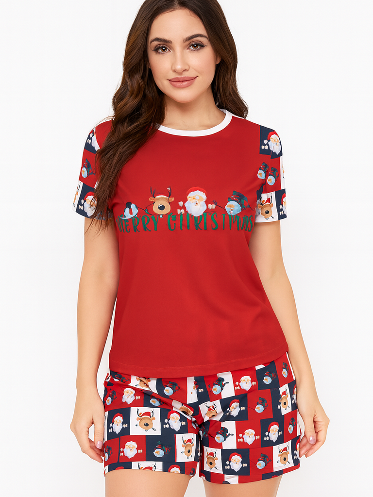 pijama feminino alegria natalina