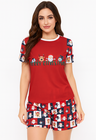 pijama feminino alegria natalina