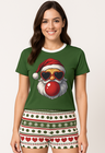 pijama feminino natal coracao pop