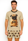 pijama curto masculino pug