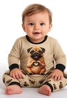 pijama longo baby pug