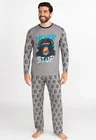 pijama longo masculino never stop
