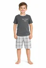 01 pijama infantil curto grey