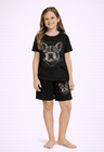 12 pijama divertido buldogue black masculino verao